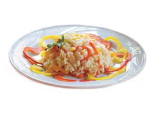 Pepper and Gorgonzola Cheese Risotto