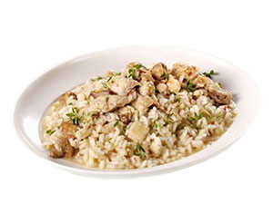 Risotto with Guinea Fowl and Apple Sauce
